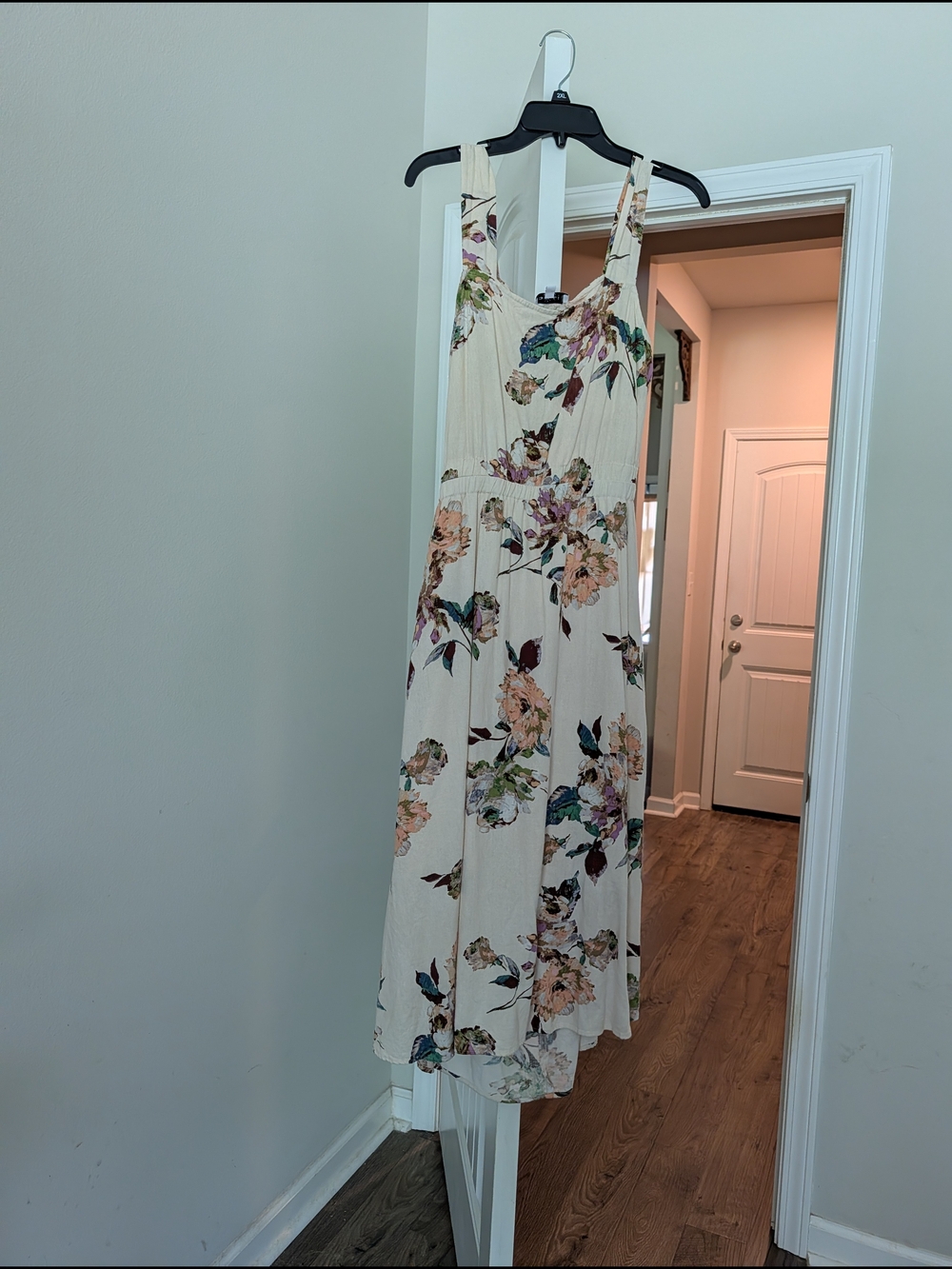 Gilli Cream Floral Maxi Dress with Mixed Floral Hues